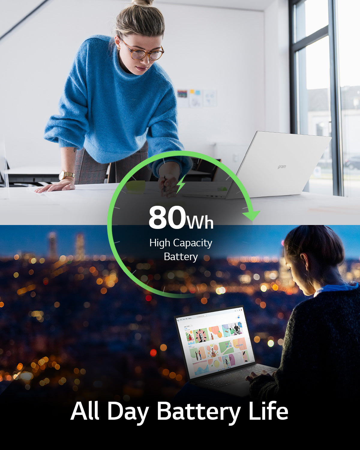 LG Gram 17Z90RU-G.AA58A1 laptop Intel® Core™ i5 i5-1334U 43.2 cm (17") 2.5K 16 GB LPDDR4x-SDRAM 1 TB SSD Wi-Fi 6E (802.11ax) Windows 11 Home Black