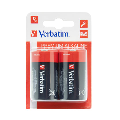 Verbatim D Alkaline Batteries