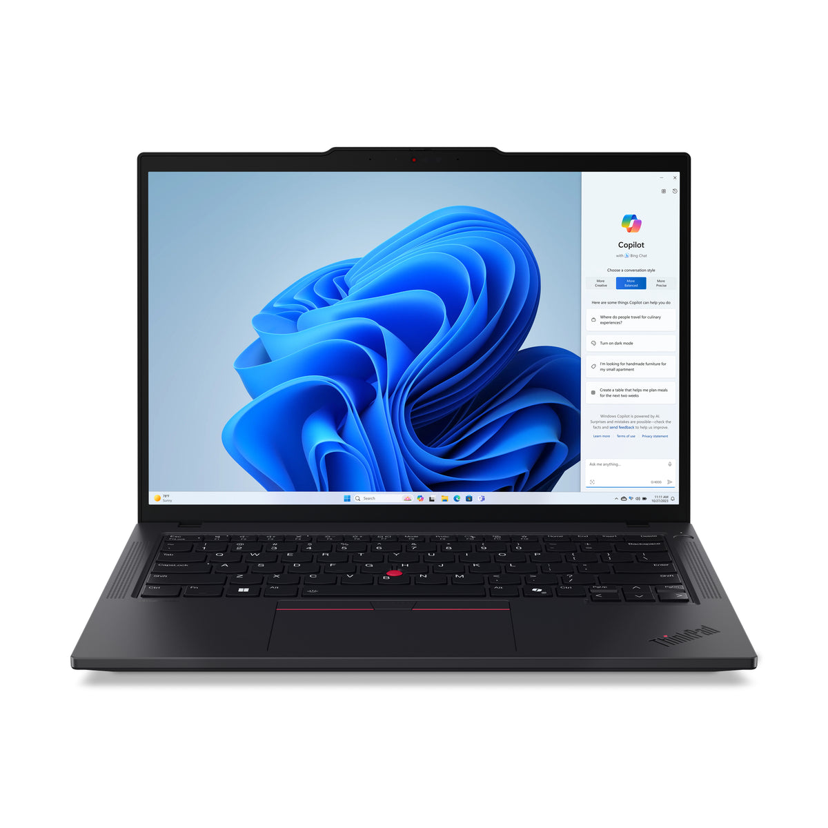 Lenovo ThinkPad T14 Gen 5 (Intel) Intel Core Ultra 5 135U Laptop 35.6 cm (14") Touchscreen WUXGA 16 GB DDR5-SDRAM 512 GB SSD Wi-Fi 6E (802.11ax) Windows 11 Pro UK English Black