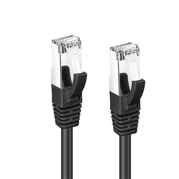 Microconnect SSTP60015S networking cable Black 0.15 m Cat6 S/FTP (S-STP) Round