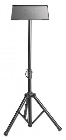 Manhattan Tripod Floor Mount for TV/Monitor/Projector/Laptop, For screens: 13" to 32", VESA compatibility: 75x75 and 100x100mm - check the dimensions of the four mounting holes on back of screen to ensure it fits, Max 15kg, Height Adjustable, Black, Brack