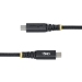StarTech.com 6ft (2m) USB-C Charging Cable, Durable and Ultra-Flexible, Side Screw Locking, 240W (5A) PD EPR, USB 2.0 Laptop Charger Cable, USB-IF Certified, Rugged USB-C Charging Cord