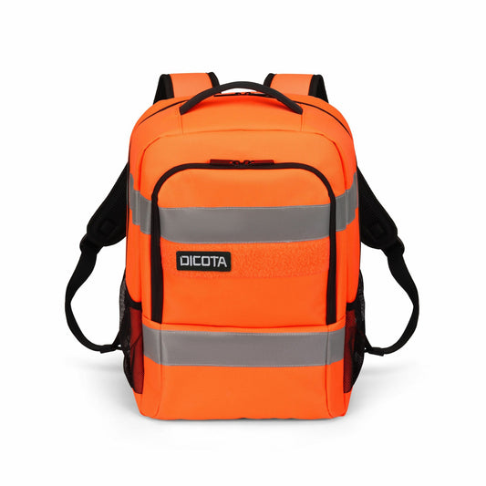 DICOTA P20471-18 backpack Rucksack Black, Grey, Orange Recycled polyethylene terephthalate (rPET)