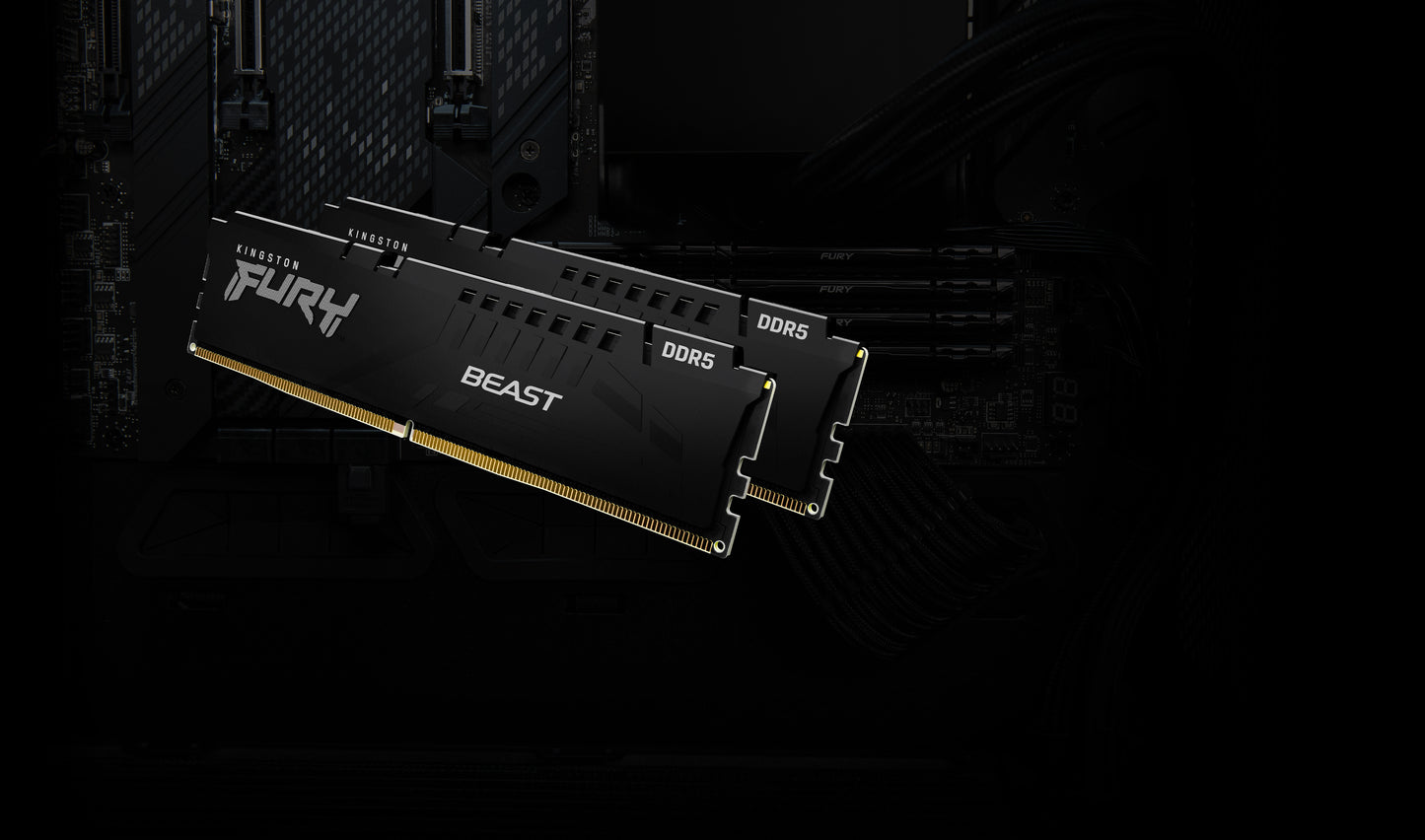 Kingston Technology FURY Beast 32GB 6000MT/s DDR5 CL36 DIMM (Kit of 2) Black EXPO