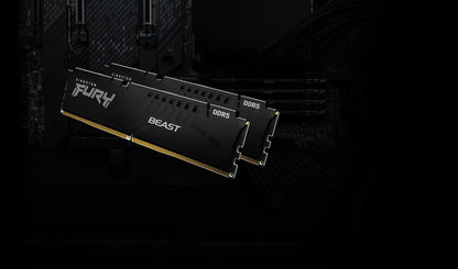 Kingston Technology FURY Beast 32GB 6000MT/s DDR5 CL36 DIMM (Kit of 2) Black EXPO