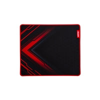 Marvo G49 Gaming Mouse Pad, Large 450x400x3mm, Soft Microfiber Surface for speed and control with Non-Slip Rubber Base and Stitched Edges, Black and Red