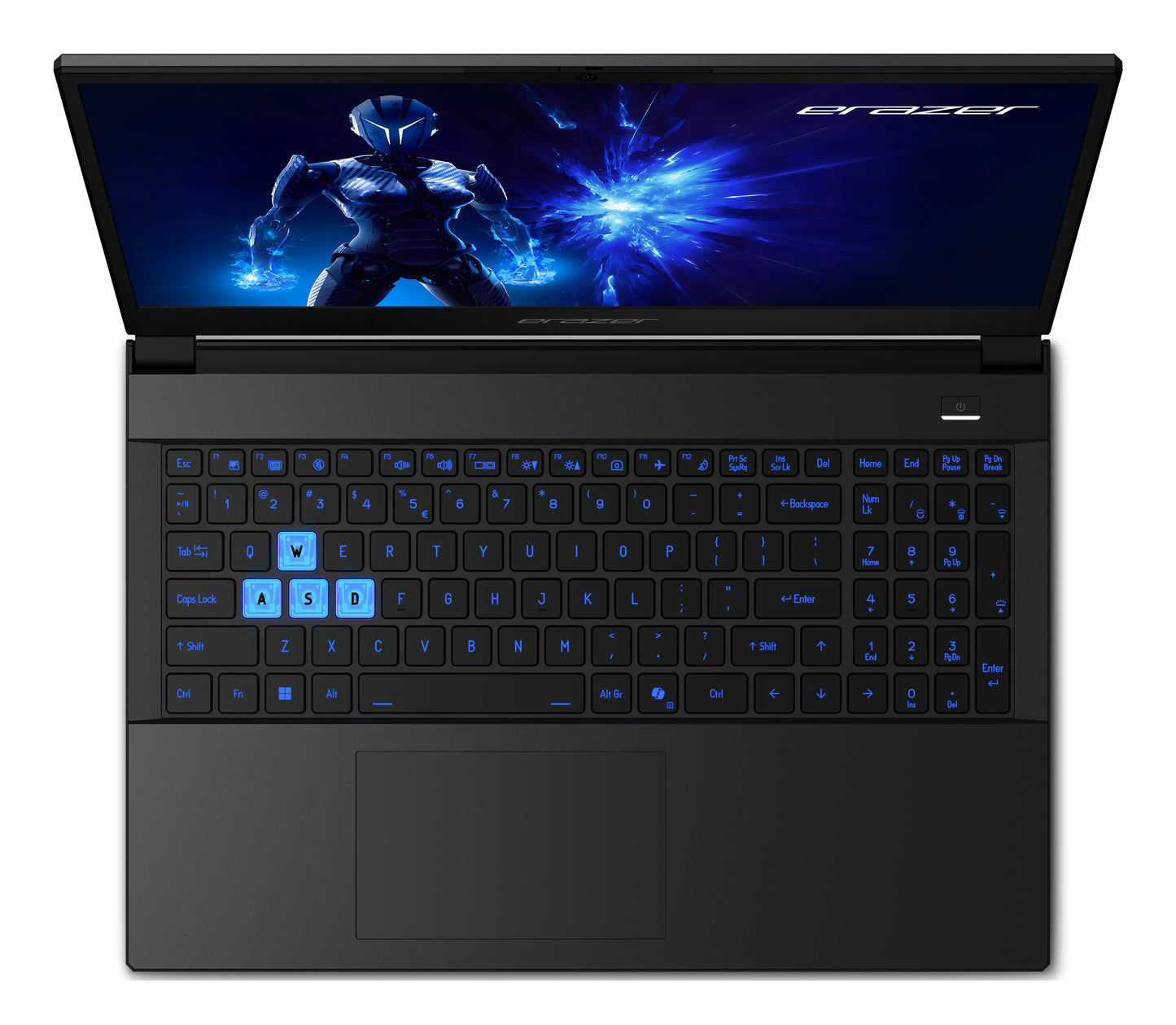 ERAZER Deputy 15 P1 (MD 62760) UK Intel Core 9 270H Laptop 39.6 cm (15.6") Full HD 32 GB DDR5-SDRAM 2 TB SSD NVIDIA GeForce RTX 5070 Wi-Fi 6E (802.11ax) Windows 11 Home Black