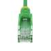 StarTech.com 25cm Green Slim CAT6 Ethernet Cable, Snagless, 100W PoE, UTP, LSZH, 28AWG Pure Bare Copper Wire, Slim RJ45 Network Patch Cord w/Strain Reliefs, Individually Tested