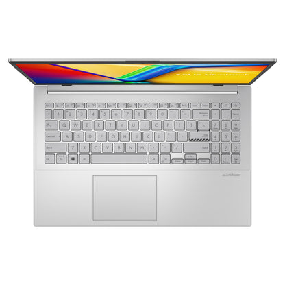 ASUS Vivobook Go 15 E1504FA-BQ2077W AMD Ryzen™ 3 7320U Laptop 39.6 cm (15.6") Full HD 8 GB LPDDR5-SDRAM 512 GB SSD Wi-Fi 6E (802.11ax) Windows 11 Home Silver