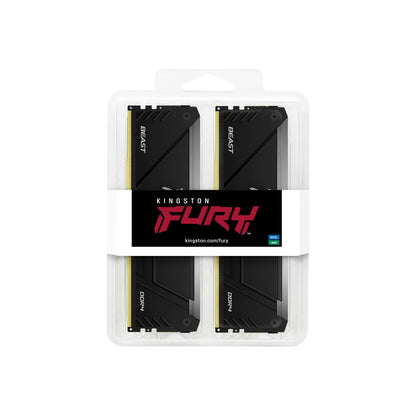 Kingston Technology FURY Beast 16GB 3200MT/s DDR4 CL16 DIMM (Kit of 2) RGB