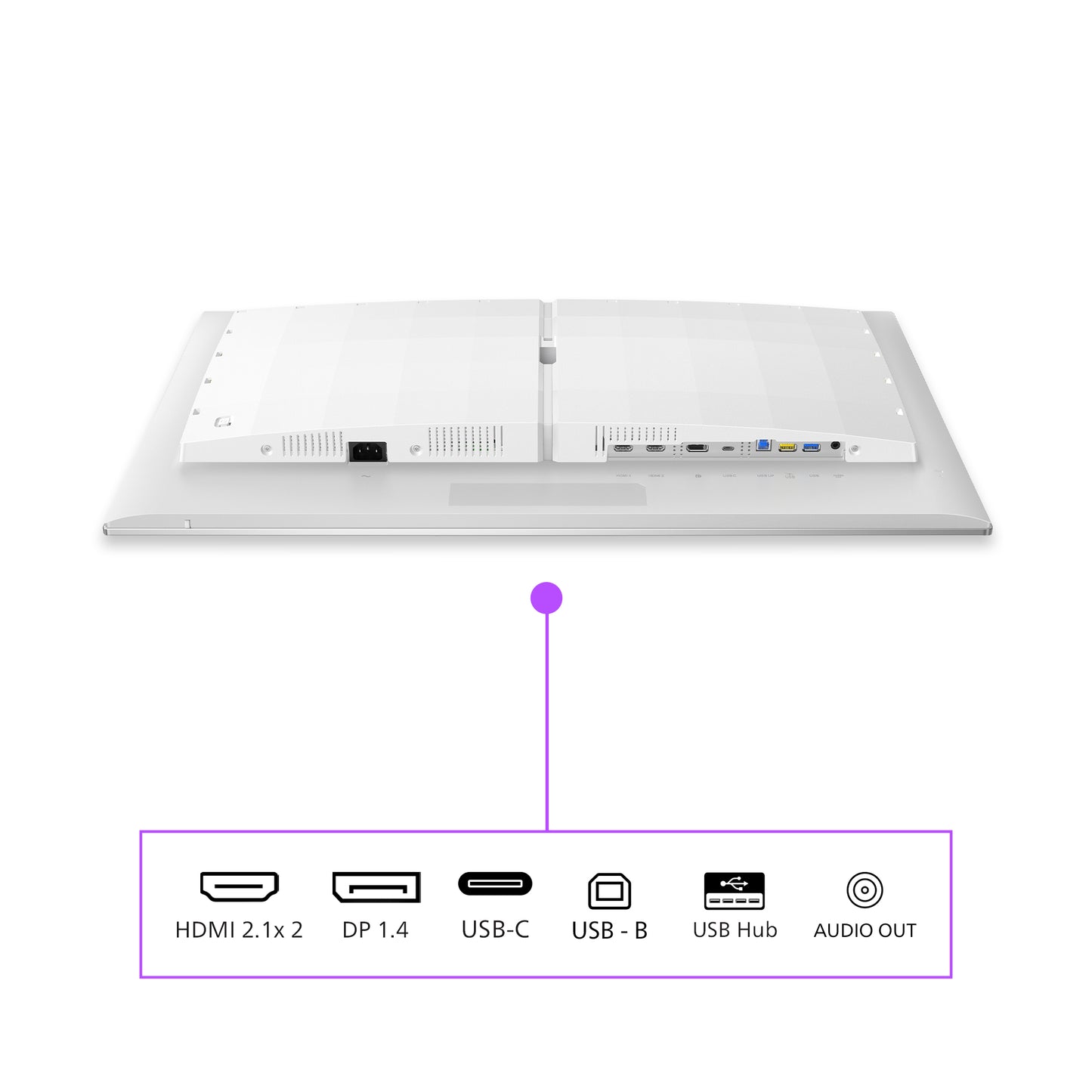 Philips Evnia 8000 32M2N8900/00 computer monitor 80 cm (31.5") 3840 x 2160 pixels 4K Ultra HD QD-OLED White