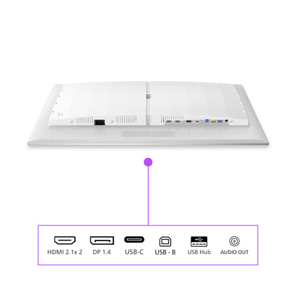Philips Evnia 8000 32M2N8900/00 computer monitor 80 cm (31.5") 3840 x 2160 pixels 4K Ultra HD QD-OLED White