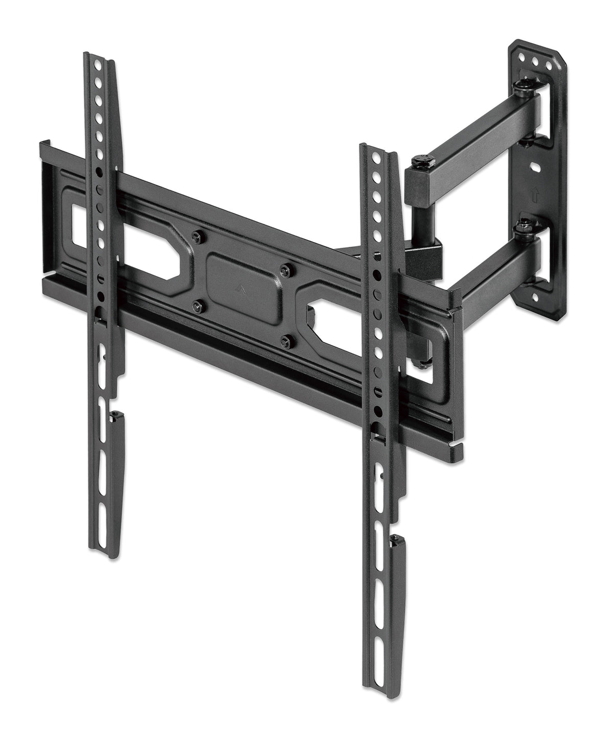 Manhattan Wall Mount for TV & Monitors (Full Motion), For screens 32" to 55", VESA compatibility: all between 100x100mm to 400x400mm - check the dimensions of the four mounting holes on back of screen to ensure it fits, Max 35kg, Black, Bracket