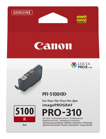 Canon 6958C001/PFI-5100R Ink cartridge red 969 Photos 14ml for Canon IPF PRO-310