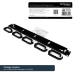 StarTech.com 1U 19in Metal Rackmount Cable Management Panel - TAA