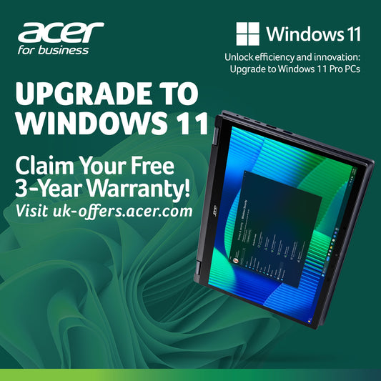 Acer TravelMate P4 Spin 14 convertible laptop (TMP414RN-54) - Intel Core Ultra 5, 16GB RAM, 512GB SSD, 14" WUXGA touchscreen, Windows 11
