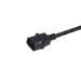 Equip 112106 power cable Black 0.25 m IEC C14 CEE7/3