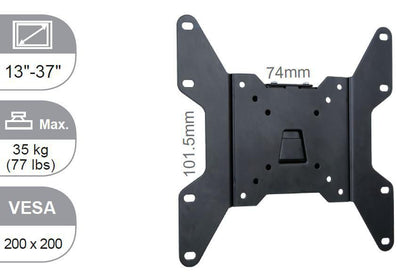 Vivolink VLMW1337 TV mount/stand 94 cm (37") Black