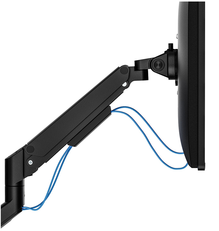 Neomounts DS70-250BL1 Monitor arm 17-35" - gas spring - Topfix - 180°-stop