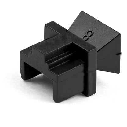 StarTech.com 100 Pack RJ45 Dust Covers - Reusable RJ45 Blanking Plug/ Dust Cap - Ethernet/LAN Port Protector/ Blocker - Snap In RJ45 Female Jack Protective Cover for Hubs Switches Routers - TAA