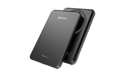 eSTUFF ES641100 power bank Wireless charging Black