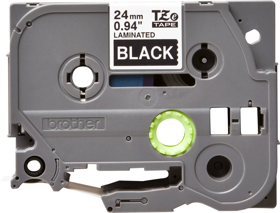 Brother TZE-355 DirectLabel white on black Laminat 24mm x 8m for Brother P-Touch TZ 3.5-24mm/HSE/36mm/6-24mm/6-36mm