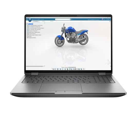 HP ZBook Fury G1i Wolf Pro Security Edition Intel Core Ultra 7 265HX Mobile workstation 40.6 cm (16") WQXGA 64 GB DDR5-SDRAM 1 TB SSD NVIDIA RTX PRO 4000 Blackwell Wi-Fi 7 (802.11be) Windows 11 Pro AI Workstation, AI PC Silver