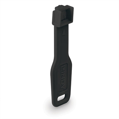 Lindy RJ45 Port Locks Black, 10x + 1 Key