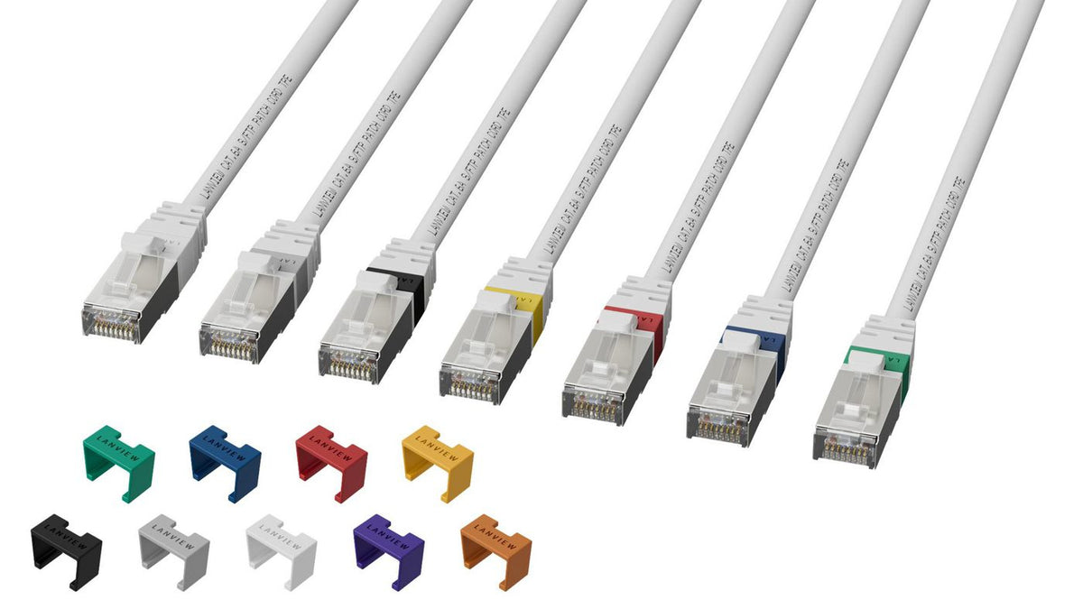 Lanview LV-SFTP6A05W networking cable White 5 m Cat6a S/FTP (S-STP)