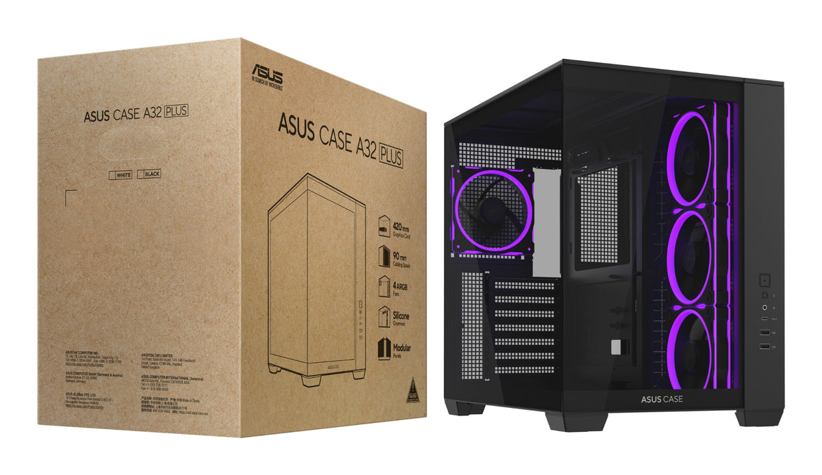 ASUS A32 PLUS Midi Tower Black