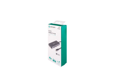 eSTUFF ES623013 laptop dock/port replicator Grey