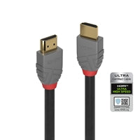 Lindy 36953 2m HDMI (M) 2.1 Ultra High Speed Anthra Line 10240x4320@120Hz Cable - Black