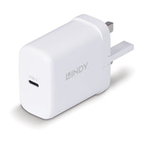 LINDY 73427 65W USB Type C GaN Charger UK Plug