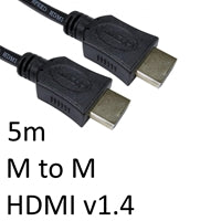 HDMI 1.4 (M) to HDMI 1.4 (M) 5m Black OEM Display Cable