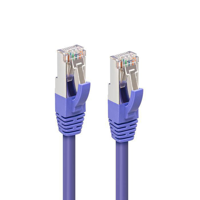 Microconnect SSTP60015P networking cable Purple 0.15 m Cat6 S/FTP (S-STP) Round