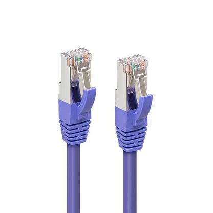 Microconnect SSTP60015P networking cable Purple 0.15 m Cat6 S/FTP (S-STP) Round