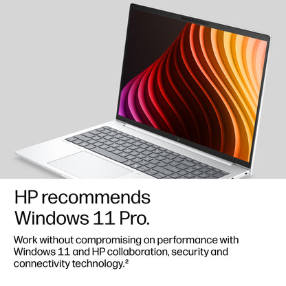 HP DK4W0AT laptop Copilot+ PC Intel Core Ultra 7 40.6 cm (16") WUXGA 16 GB LPDDR5x-SDRAM 512 GB SSD Wi-Fi 7 (802.11be) Windows 11 Pro Silver