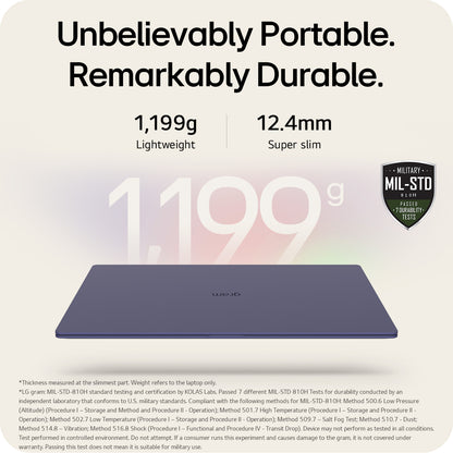LG Gram Pro 16Z90TP-G 16" Hybrid AI Laptop - Intel® Core™ Ultra 7 255H, 1TB SSD, 16 GB RAM - Black - [2025]