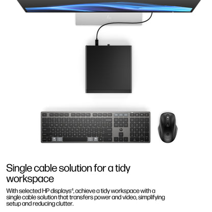 HP EliteDesk 8 Mini G1i AI Intel Core Ultra 5 235T 16 GB DDR5-SDRAM 512 GB SSD Windows 11 Pro Mini PC AI PC Black