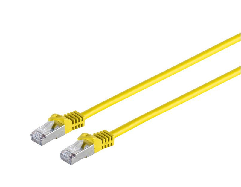 Microconnect SFTP701Y networking cable Yellow 1 m Cat7 S/FTP (S-STP) Round