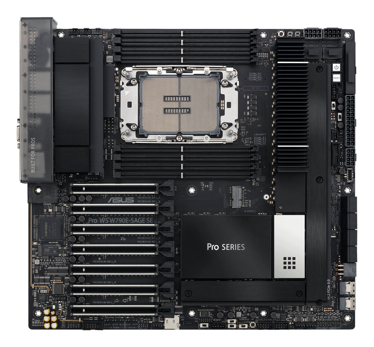 ASUS PRO WS W790E-SAGE SE Intel W790 LGA 4677 (Socket E) EEB