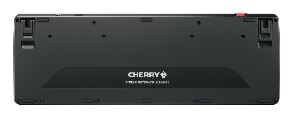 CHERRY Stream ultimate keyboard Home/Office USB + RF Wireless + Bluetooth AZERTY French Black