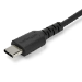 StarTech.com 3ft (1m) USB-A to USB-C Fast Charging Cable, Rugged, Charge & Sync, 3A, USB 2.0, Black TPE Jacket and Aramid Fiber - USB Charging Cord