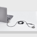 StarTech.com Universal Laptop Cable Lock 6.6ft (2m), Serialized Security Cable for Notebook, Compatible w/Noble Wedge®/Nano/K-Slot; Keyless Combination Cable, TAA