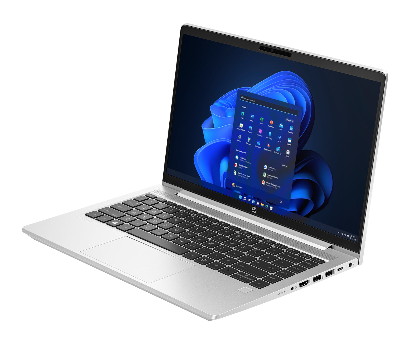 HP ProBook 445 G10 AMD Ryzen™ 5 7530U Laptop 35.6 cm (14") Full HD 8 GB DDR4-SDRAM 256 GB SSD Wi-Fi 6E (802.11ax) Windows 11 Pro Silver