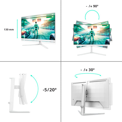 Philips Evnia 27M2N3501PA/00 computer monitor 68.6 cm (27") 2560 x 1440 pixels Quad HD LCD White