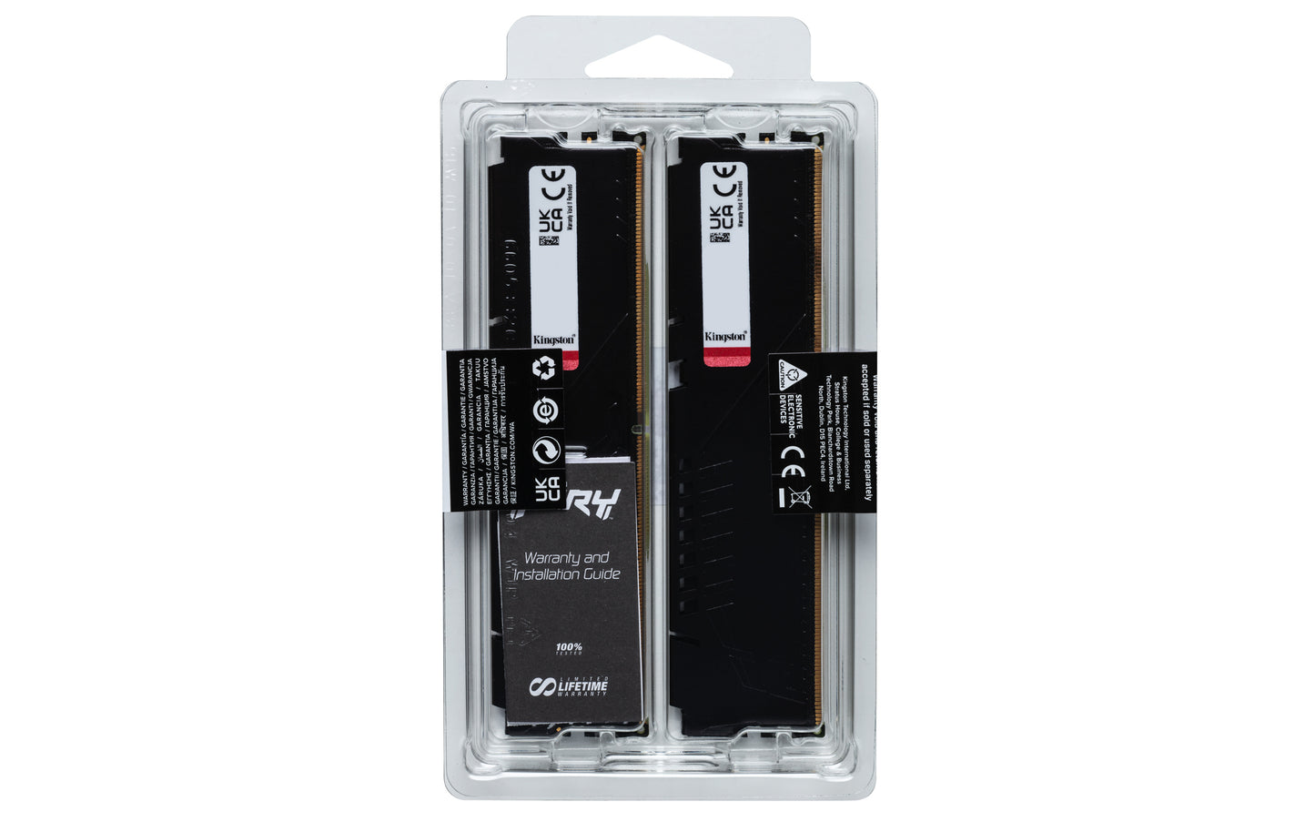 Kingston Technology FURY Beast 64GB 6000MT/s DDR5 CL36 DIMM (Kit of 2) Black