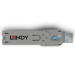 Lindy USB Type A Port Blocker Key, Blue
