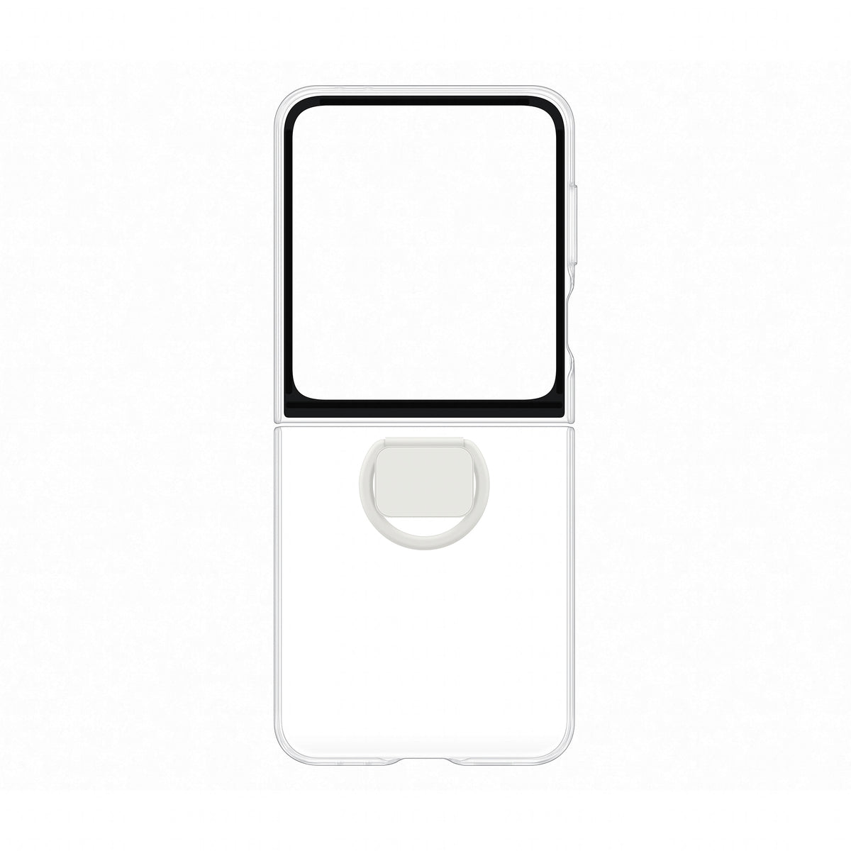 Samsung EF-QF741CTEGWW mobile phone case 17 cm (6.7") Cover Transparent
