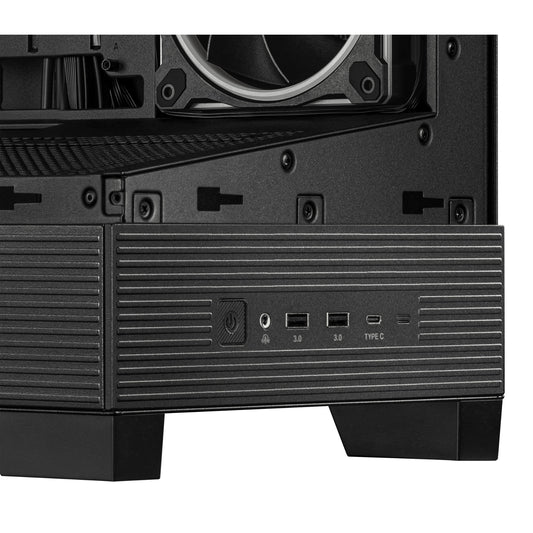ASUS A31 Plus TG ARGB BLACK Midi Tower